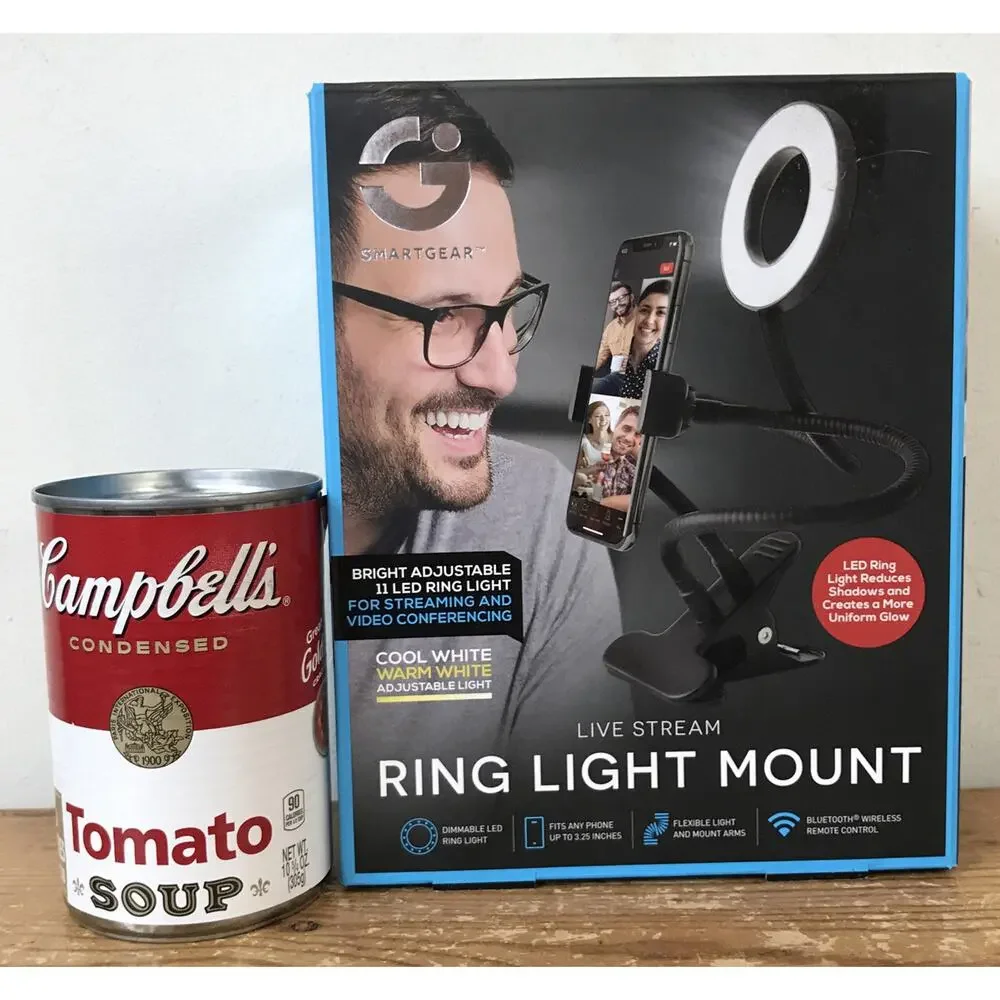 Smartgear Live Set Stream Ring Light Mount Phone Podcast Vlogging Accessory